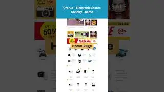 Ororus Electronic Stores Shopify Theme #shopify #shopifythemes #shopifytemplates