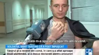 Răsturnare de situaţie! Soldatul rănit la Coşniţa spune că a fost &icirc;mpuşcat de o altă persoană