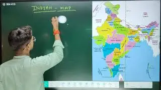 INDIAN MAP - कर्क रेखा ( tropic of cancer)
