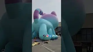Custom Giant Inflatable 33ft inflatable moster  #custominflatables #customdesigns #giantinflatables