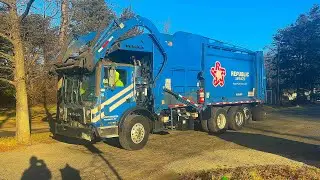 Republic Services Mack MRU McNeilus Atlantic Front Loader Garbage Truck #1236 on Trash! #4