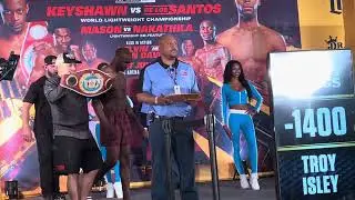 Troy Isley vs. Etoundi Michel William Weigh-In   #MasonNakathila