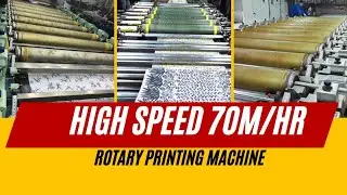 High Speed Textile Rotary Printing Machine