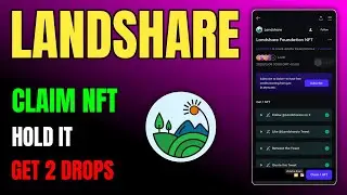 Landshare Foundation NFT 🚀 FREE Claim | $LAND & $LSRWA Airdrop + Benefits 🔥