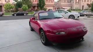 Miata NA Ebay Garage Vary front lip install! GV style