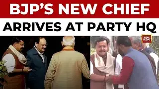New BJP Chief, Nitin Nabin Arrives At Party Headquarters | BJP Gets Youngest National President