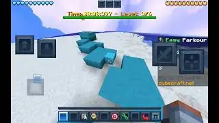 Insane Mobile parkour- Easy CubeCraft parkour! (all gold medals)
