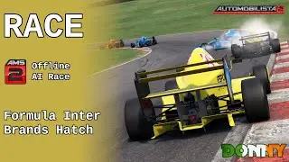 Race | Formula Inter | Brands Hatch | Offline AI Race | AMS2