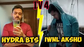 HYDRA BTS VS IWNL AKSHU | Hydra Python | Hydra BTS + Akshu Gaming + Python Gaming | HYDRA VS IWNL