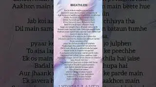 Breathless song lyrics#ytshorts #lyrics #breathless #song