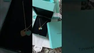 Unboxing Return to Tiffany&reg; mini double heart tag pendant