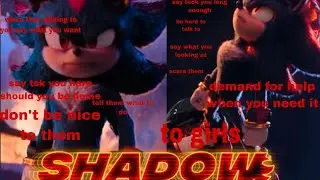 How to be a bad boy like shadow the hedgehog to girl 