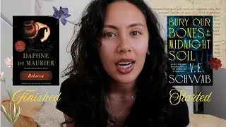 I finished Rebecca & started reading Bury Our Bones in the Midnight Soil | a reading vlog