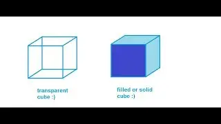 How to draw a cube in ms paint