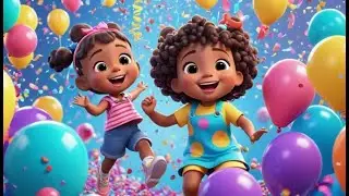 Kiki Koala Pops Balloons | Balloon Popping Song for Kids | Fun Animal Rhyme for Toddlers