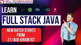 Become a Full Stack Java Pro! Real-Time Project-Based Online Course