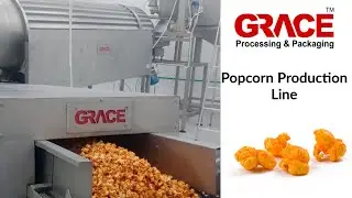 Popcorn Production Line | Savory Popcorn Line | Caramel Popcorn Line | Industrial Popcorn Machine
