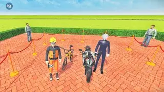 Naruto Buys New KTM Duke 🏍️ | Goes to Car Showroom 🚗➡️ Railway Station 🚆 | Meets Satoru Gojo 😎 | 