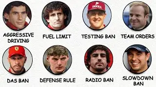 Every F1 Driver Who Had Rules Made To Stop Them