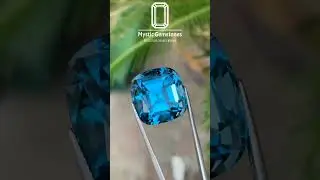 Very beautiful colour Lundan blue topaz Available on reasonable price #bluetopaz #shorts #short