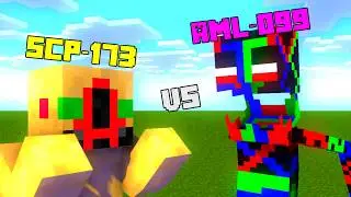AML-099 vs SCP-173 | Minecraft Animation