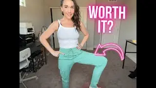Cargo Yoga Pants with Pockets &ndash; High Waist Loose Joggers Workout Leggings for Women!