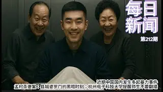 孟村杀妻案：县城婆罗门的黑暗时刻；近期中国国内发生多起暴力事件；杭州电子科技大学提醒师生不要翻墙【雪花每日新闻】