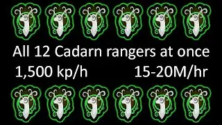 12-stack Cadarn ranger lure example