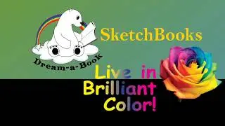 Dream-A-Book Sketchbooks - Illustrate, Draw, Sketch, Write a Story, Start a Diary or Travel Journal