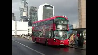 Brand NEW Wright StreetDeck Electroliner BEV Arriva London ES44 LV23ZCN Short Journey on a Route 133