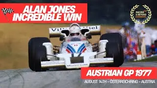 Formula 1 1977 Austrian GP - Alan Jones Incredible First Win - F1 Highlights