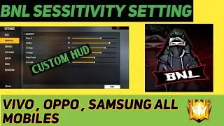BNL SENSITIVITY SETTING IN FREE FIRE ||🔥 onetap headshot like pc players&nbsp;#bnl&nbsp;🤯 || headshot trick&nbsp;