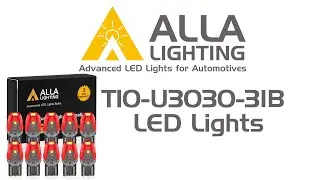 Miniature T10 168 194 LED Bulbs Blue Map Dome Trunk Interior Lights
