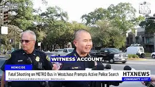 Woman Killed in Shooting on Houston METRO Bus; Police Search for Suspect