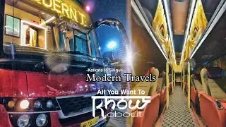 All You Want To Know About  Modern Travels Kolkata to Siliguri bus service - @ItsHighwayTime