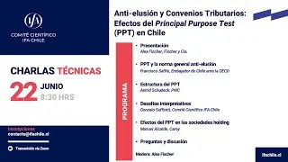 Anti-elusi&oacute;n y Convenios Tributarios: Efectos del Principal Purpose Test en Chile