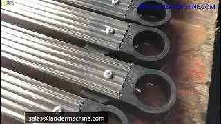 M&aacute;quina de montaje manual con remachadora para escalones de escalera de bamb&uacute;