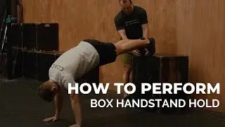 Удержание стойки на руках на ящике / Box Rock - Упражнения на стойку на руках