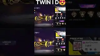 FREE FIRE TWIN ID😱!!#shorts #viral#trending #youtubeshorts