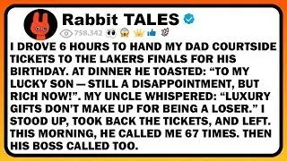 I Drove 6 Hours To Hand My Dad Courtside Tickets To The Lakers Finals For His Birthday. At Dinner He