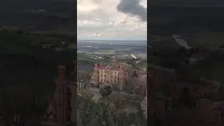 Clouds and wind ~ Castello di Novello - Drone Langhe