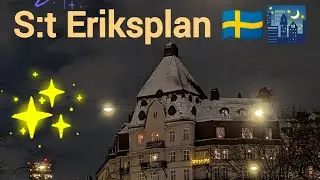 🇸🇪❄️ Historic Stockholm After Snowfall: A Walking Tour of Saint Eriksplan ️✨ #Stockholm #Winter
