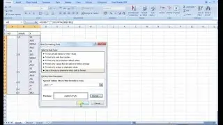 How to add auto border excel 2007 if text is prese