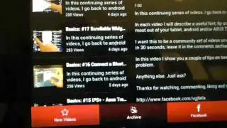 Great Android App # 29 Asus Transformer Prime Videos Resource (TF201, TF300, TF700)