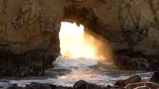 Photographers flock to Big Sur's Pfeiffer Beach to shoot rare sunset (surprise ending)