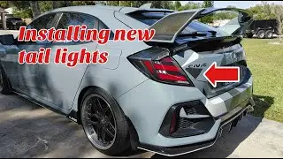 Задние фонари Hirev sports mugen в стиле моего хэтчбека FK7 Civic Sport!