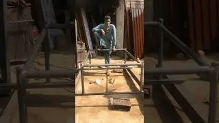 Iron Charpai Making Complete process #productmaking #skills #craftmanship #hardwork #hzworkers