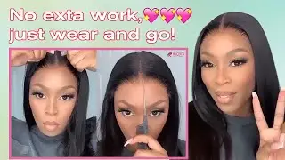 🥰Glueless Wig Install | No Extra Work + No Glue #MSCOCO HAIR
