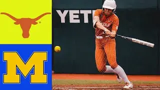 Texas Longhorns vs Michigan Wolverines Full GAME inning 1-3 | MAY 17,2025 College Softball Today
