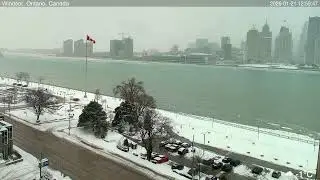 2026-01-21 Morning Segment - Detroit River Live Cam from Windsor, Ontario, Canada